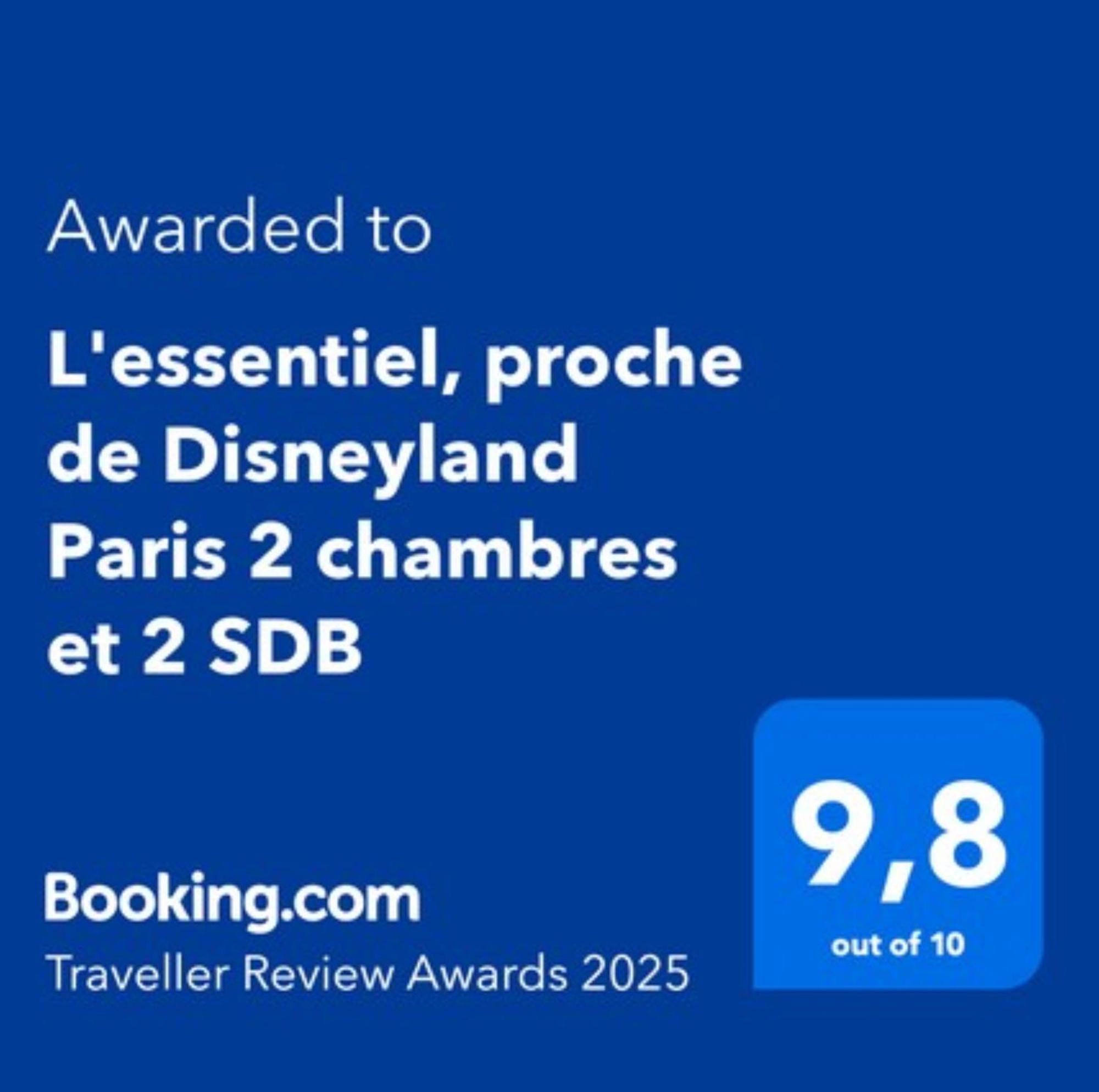 L'Essentiel, Proche De Disneyland Paris 2 Chambres Et 2 Sdb Chessy (Seine-et-Marne) Exterior foto